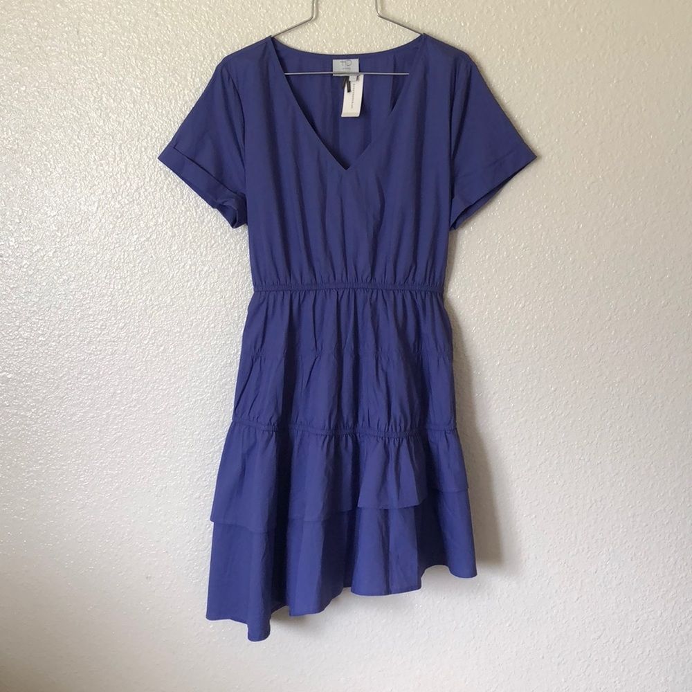 Anthropologie "Amparo" Cotton Poplin Dress